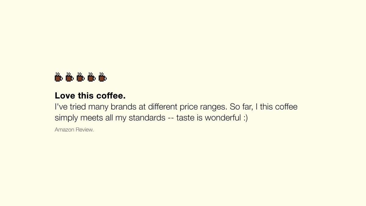 52 Coffee Subscription. Amazon Review 04