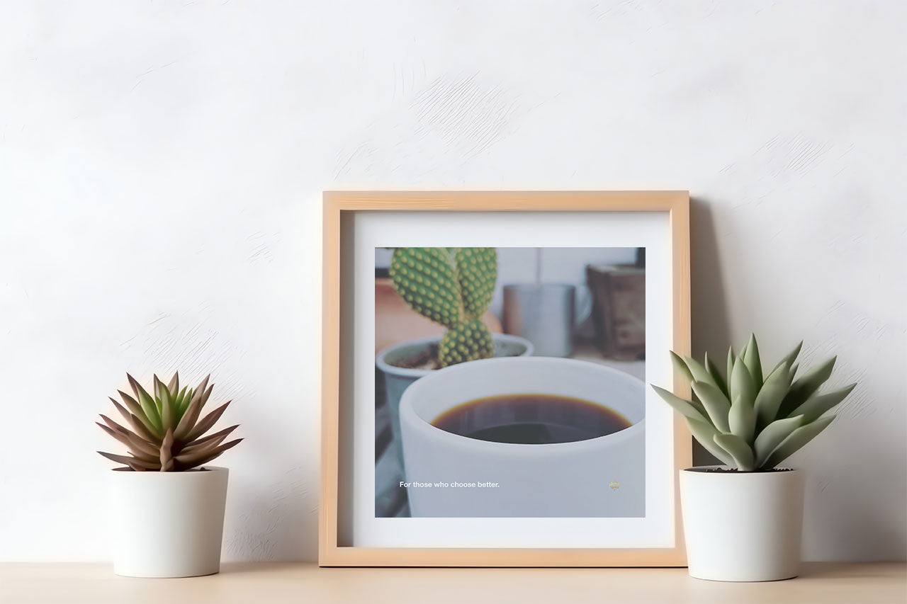 For those who choose better coffee art print with refined elegant design