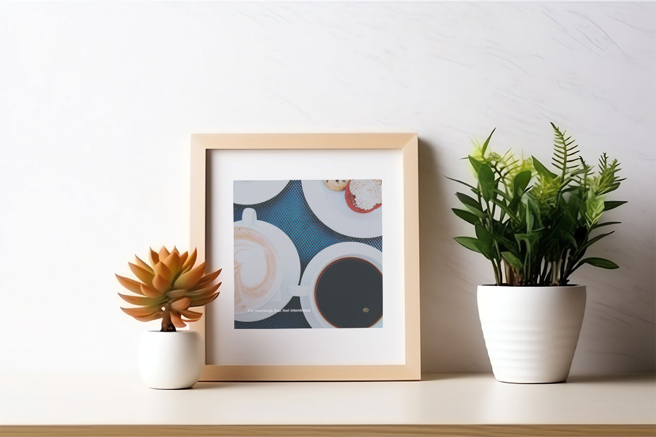 Printable coffee wall art for mornings that feel intentional with minimalist design